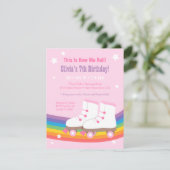 Cartes d'invitation pour anniversaire de filles av (Debout devant)