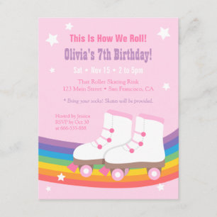 Cartes d'invitation pour anniversaire de filles av