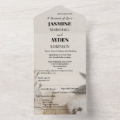 Cartes d'invitation pour anniversaire de mariage | (À l'intérieur)