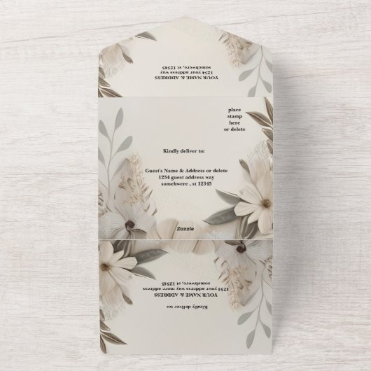 Cartes d'invitation pour anniversaire de mariage | (Dehors)