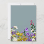 Cartes d'invitation pour anniversaire de mariage (Dos)