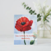 Cartes d'invitation pour anniversaire de mariage , (Debout devant)