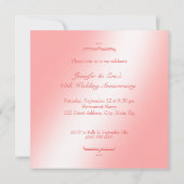 Cartes d'invitation pour anniversaire de mariage a (Dos)