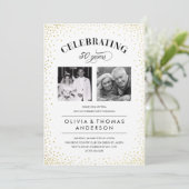 Cartes d'invitation pour anniversaire de mariage a (Debout devant)