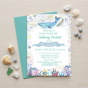 Cartes d'invitation pour anniversaire de tous âges