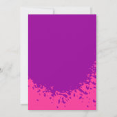 Cartes d'invitation pour anniversaire rose | Invit (Dos)