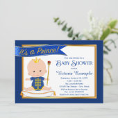 Cartes d'invitation pour Baby Shower au thème de j (Debout devant)