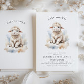 Cartes d'invitation pour Baby Shower avec un adora