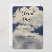 Cartes d'invitation pour Baby Shower Cloud Nine (Devant)