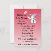 Cartes d'invitation pour Baby shower de petite sor (Dos)