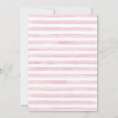 Cartes d'invitation pour Baby Shower éléphant bébé (Dos)