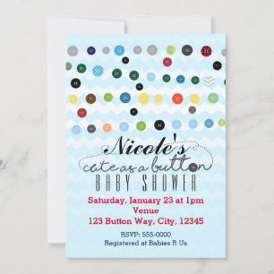 Cartes d'invitation pour baby shower et anniversai