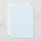Cartes d'invitation pour Baby Shower Garçon Élépha (Dos)