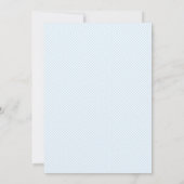 Cartes d'invitation pour Baby Shower Garçon Petit (Dos)