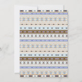Cartes d'invitation pour Baby Shower Garçon Tipi T (Dos)