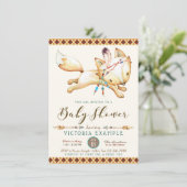 Cartes d'invitation pour Baby Shower Renard Garçon (Debout devant)