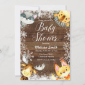 Cartes d'invitation pour Baby Shower sur le thème  (Devant)