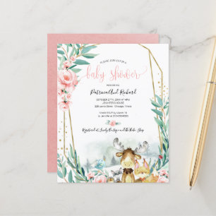 Cartes d'invitation pour Baby Shower sur le thème