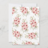 Cartes d'invitation pour Baby Shower Tribal TeePee (Dos)
