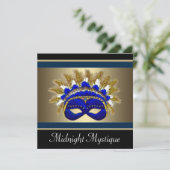 Cartes d'invitation pour bal masqué (Debout devant)