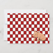 Cartes d'invitation pour barbecue en couple (Dos)