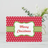 Cartes d'invitation pour biscuits de Noël (Debout devant)