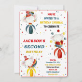 Cartes d'invitation pour Carnaval (Devant)