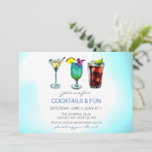 Cartes d'invitation pour cocktail (Debout devant)