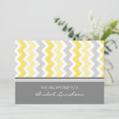 Cartes d'invitation pour déjeuner nuptial Lemon Gr (Debout devant)