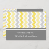 Cartes d'invitation pour déjeuner nuptial Lemon Gr (Devant / Derrière)