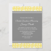 Cartes d'invitation pour déjeuner nuptial Lemon Gr (Dos)
