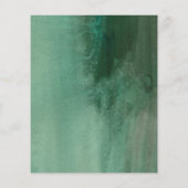 Cartes d'invitation pour douche de mariée florale  (Dos)