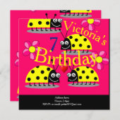 cartes d'invitation pour enfants (Devant / Derrière)