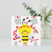 cartes d'invitation pour enfants (Debout devant)