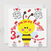 cartes d'invitation pour enfants (Devant)