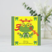 cartes d'invitation pour enfants (Debout devant)