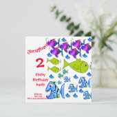 cartes d'invitation pour enfants (Debout devant)