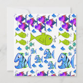 cartes d'invitation pour enfants (Dos)