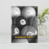 Cartes d'invitation pour enterrement de vie de gar (Debout devant)