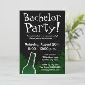 Cartes d'invitation pour enterrement de vie de gar (Debout devant)