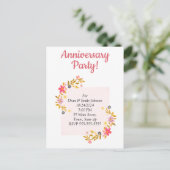 Cartes d'invitation pour fête d'anniversaire (Debout devant)