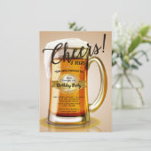 Cartes d'invitation pour fête d'anniversaire à la  (Debout devant)