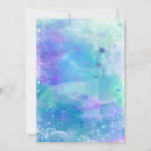 Cartes d'invitation pour fête d'anniversaire à que (Dos)