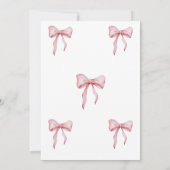 Cartes d'invitation pour fête d'anniversaire à rub (Dos)