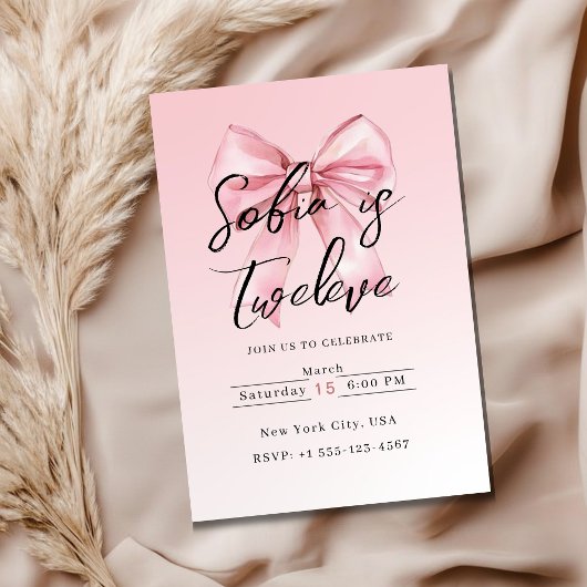 Cartes d'invitation pour fête d'anniversaire à rub