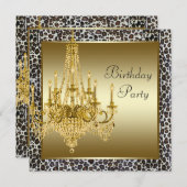 Cartes d'invitation pour fête d'anniversaire avec  (Devant / Derrière)