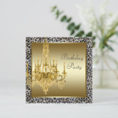 Cartes d'invitation pour fête d'anniversaire avec  (Debout devant)