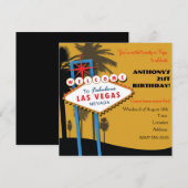 Cartes d'invitation pour fête d'anniversaire coule (Devant / Derrière)