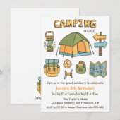 Cartes d'invitation pour fête d'anniversaire de Ca (Devant / Derrière)