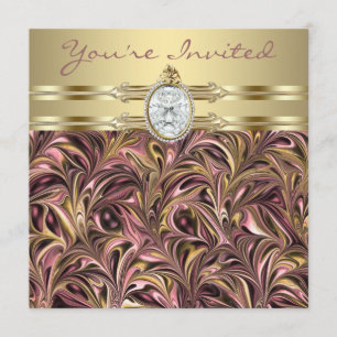 Cartes d'invitation pour fête d'anniversaire de fe